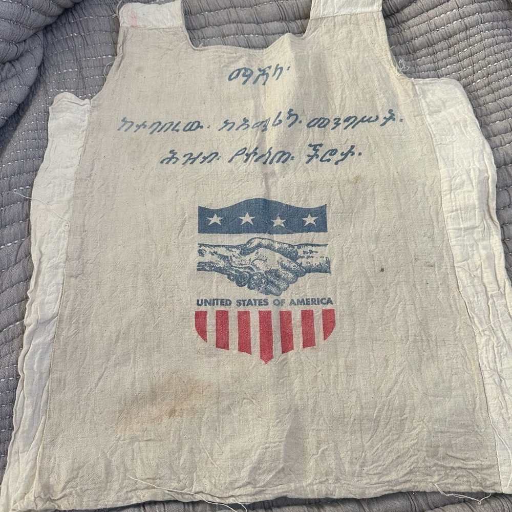 Vintage United States of America diy apron